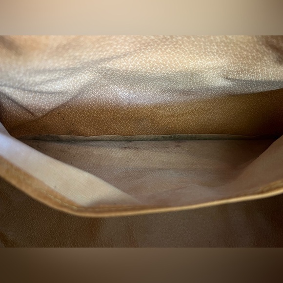 Vintage TED LAPIDUS Paris Logo Embossed Leather Handle Boston Bag Rare White - Picture 8 of 14